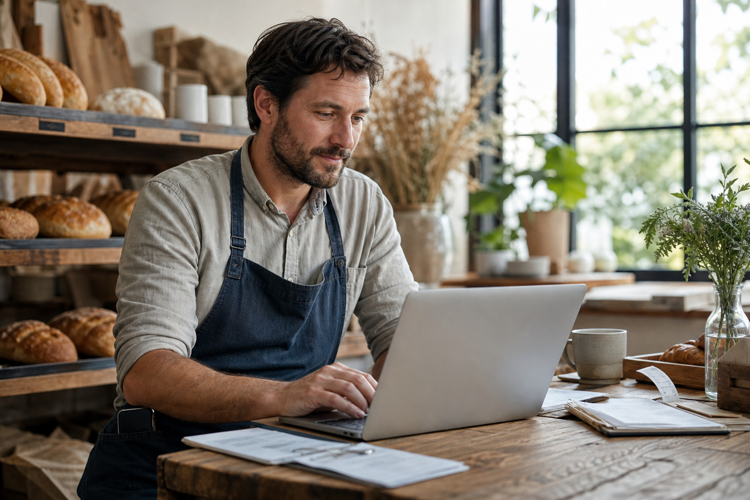 Independent creating invoices with Levering Books